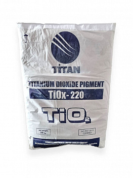 Диоксид титана пигментный марки Tiox-220 (мешок 25 кг)